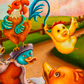 chicken licken, farm animals, tommi dipaola, Nina Mata illustrations